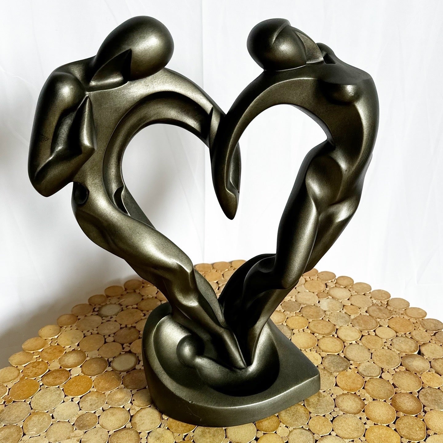Postmodern “Soul Mates” Sculpture by Austin Productions - Dolphin & Flamingo