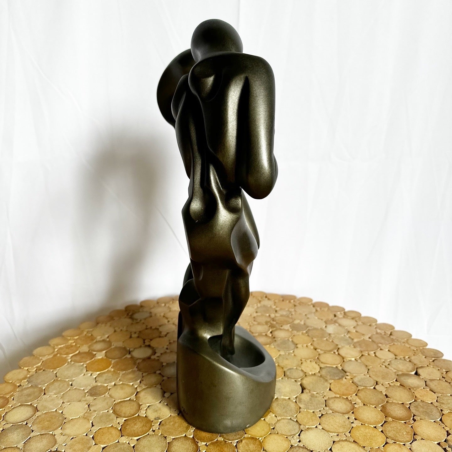 Postmodern “Soul Mates” Sculpture by Austin Productions - Dolphin & Flamingo