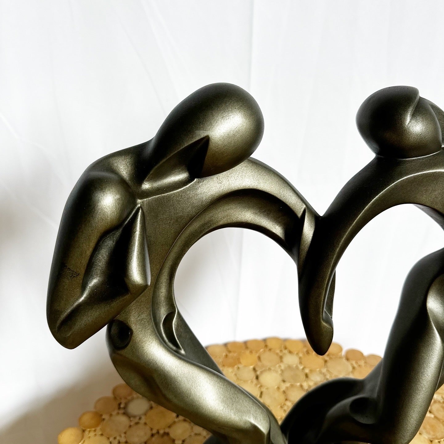 Postmodern “Soul Mates” Sculpture by Austin Productions - Dolphin & Flamingo