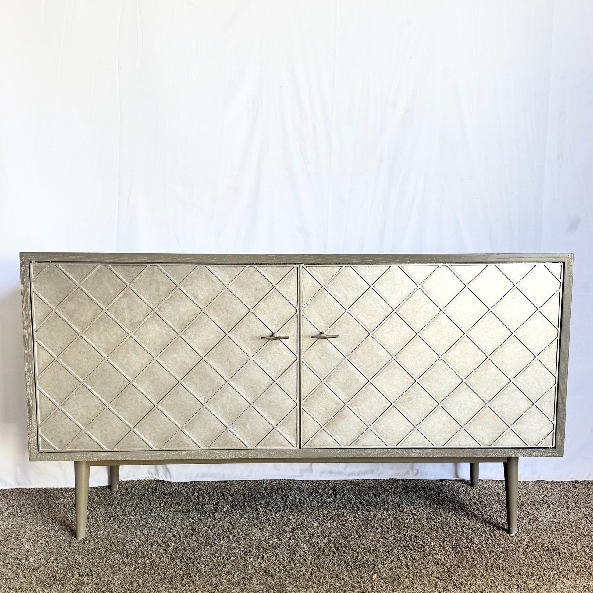 Sherrill Occasional Vintage Made Modern Franco Cerused Ash Wood Credenza - Dolphin & Flamingo