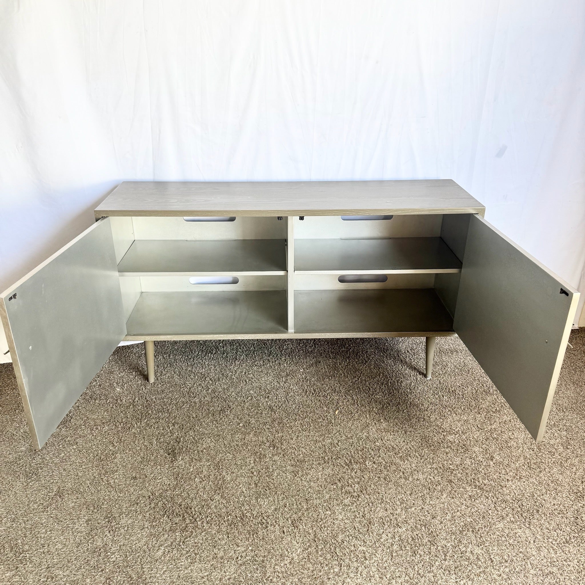 Sherrill Occasional Vintage Made Modern Franco Cerused Ash Wood Credenza - Dolphin & Flamingo
