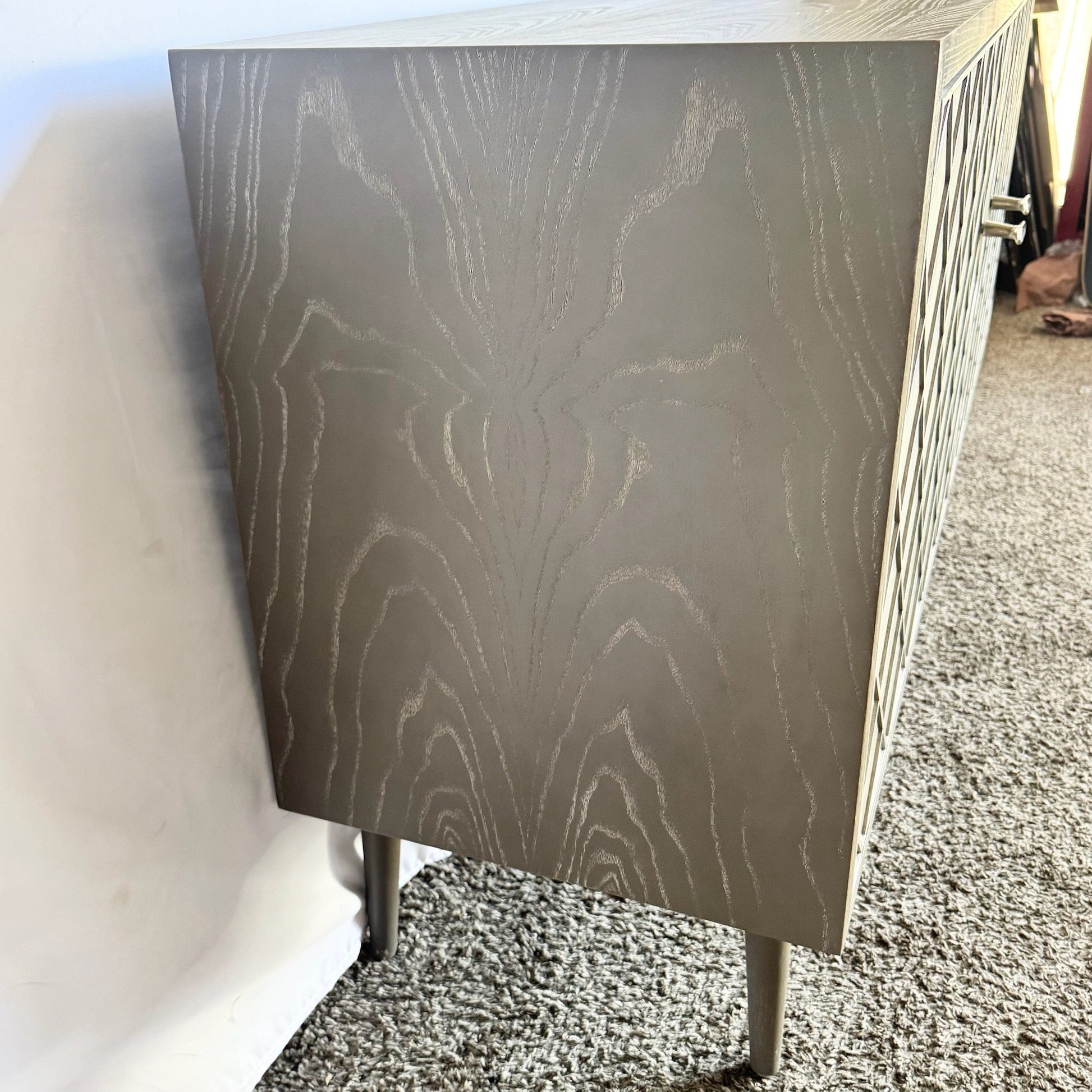 Sherrill Occasional Vintage Made Modern Franco Cerused Ash Wood Credenza - Dolphin & Flamingo