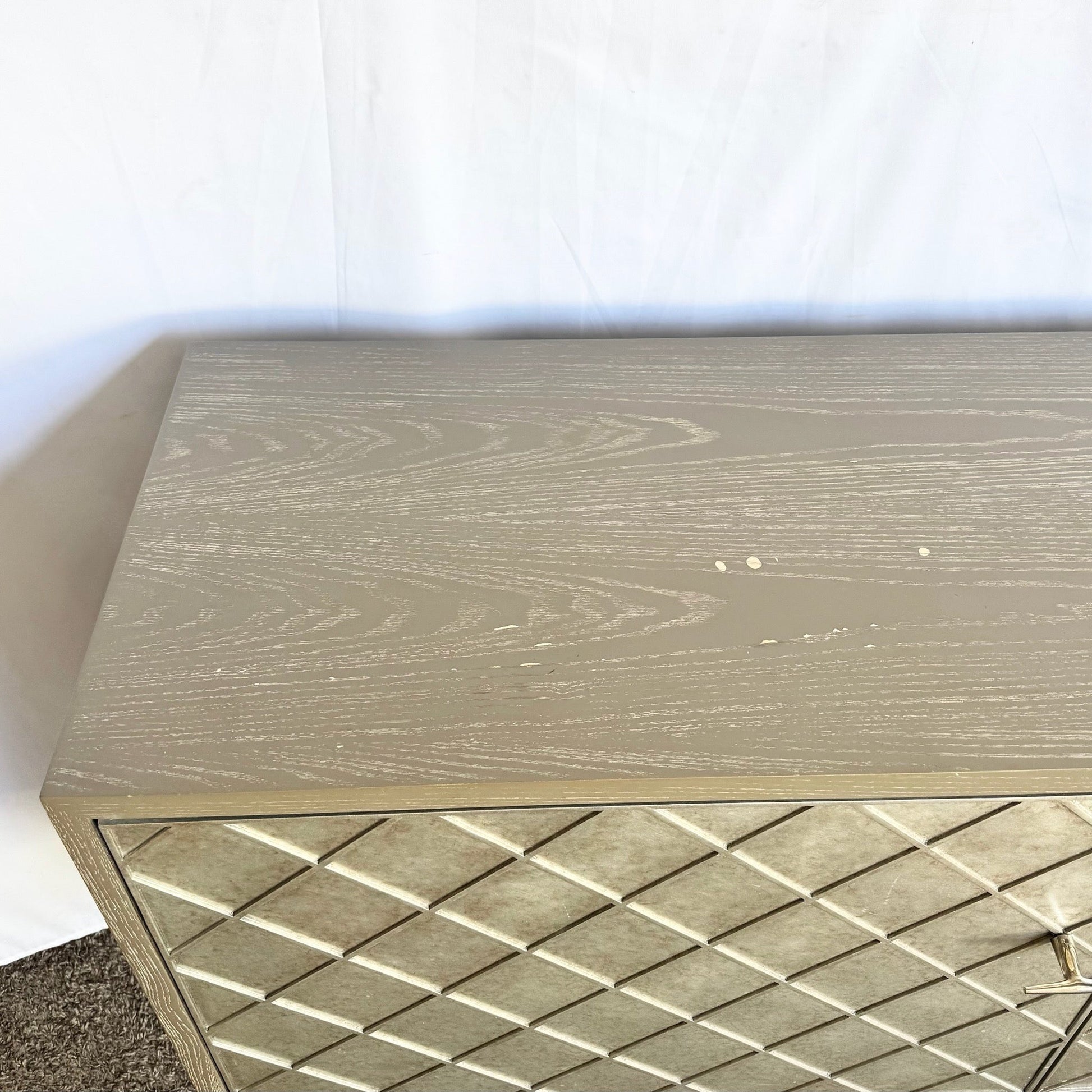Sherrill Occasional Vintage Made Modern Franco Cerused Ash Wood Credenza - Dolphin & Flamingo