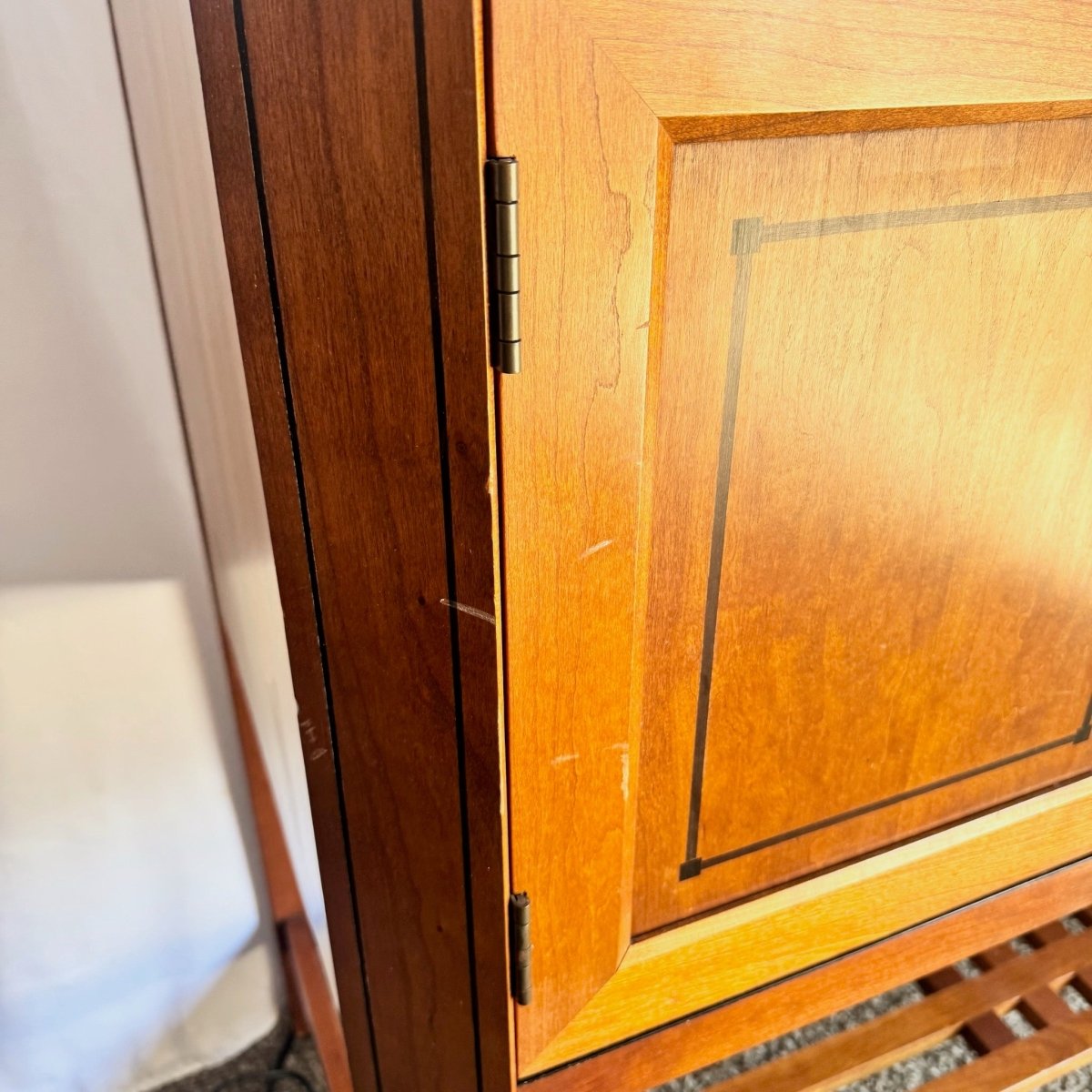 Stickley Arts and Crafts Cherry Wood Sideboard - Dolphin & Flamingo
