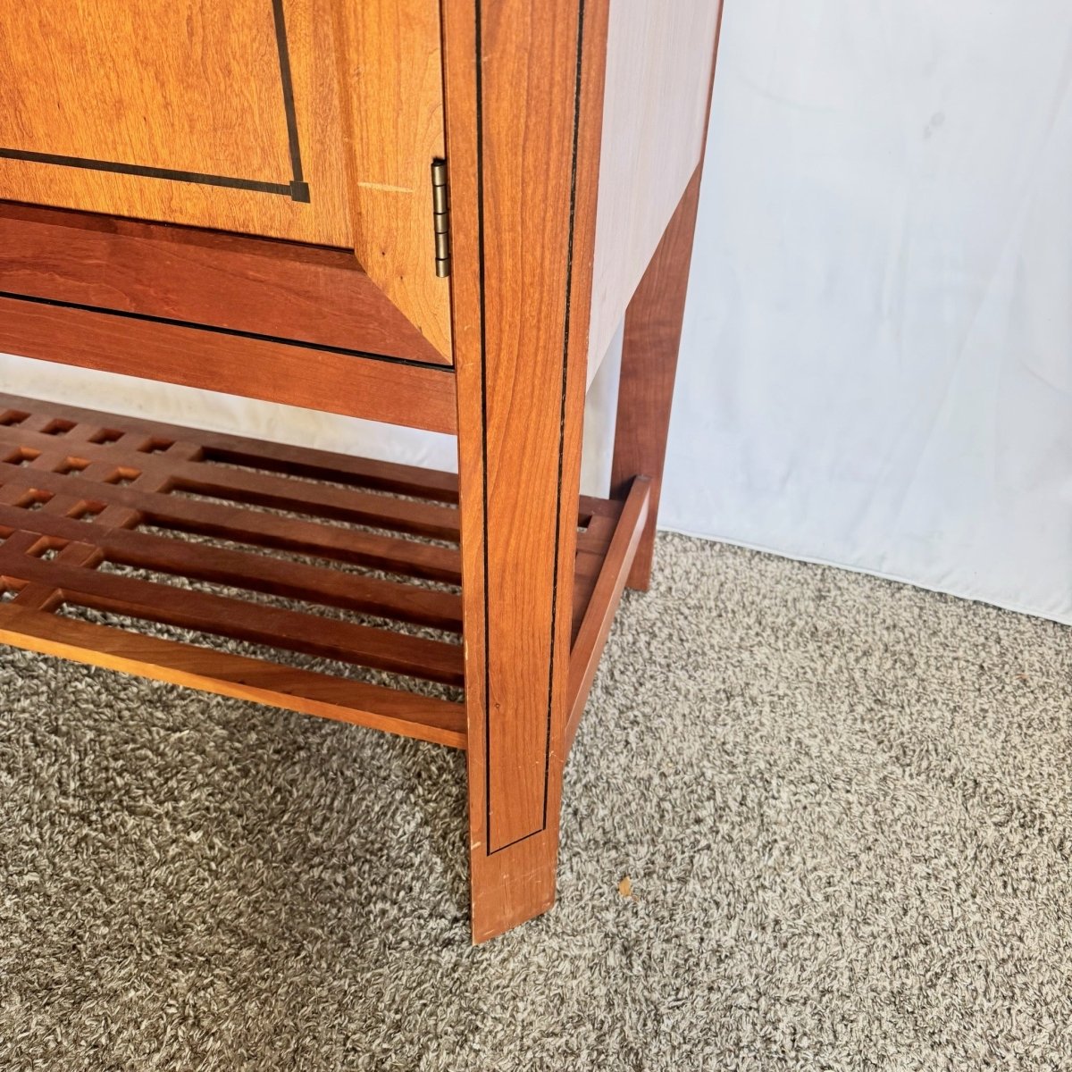 Stickley Arts and Crafts Cherry Wood Sideboard - Dolphin & Flamingo
