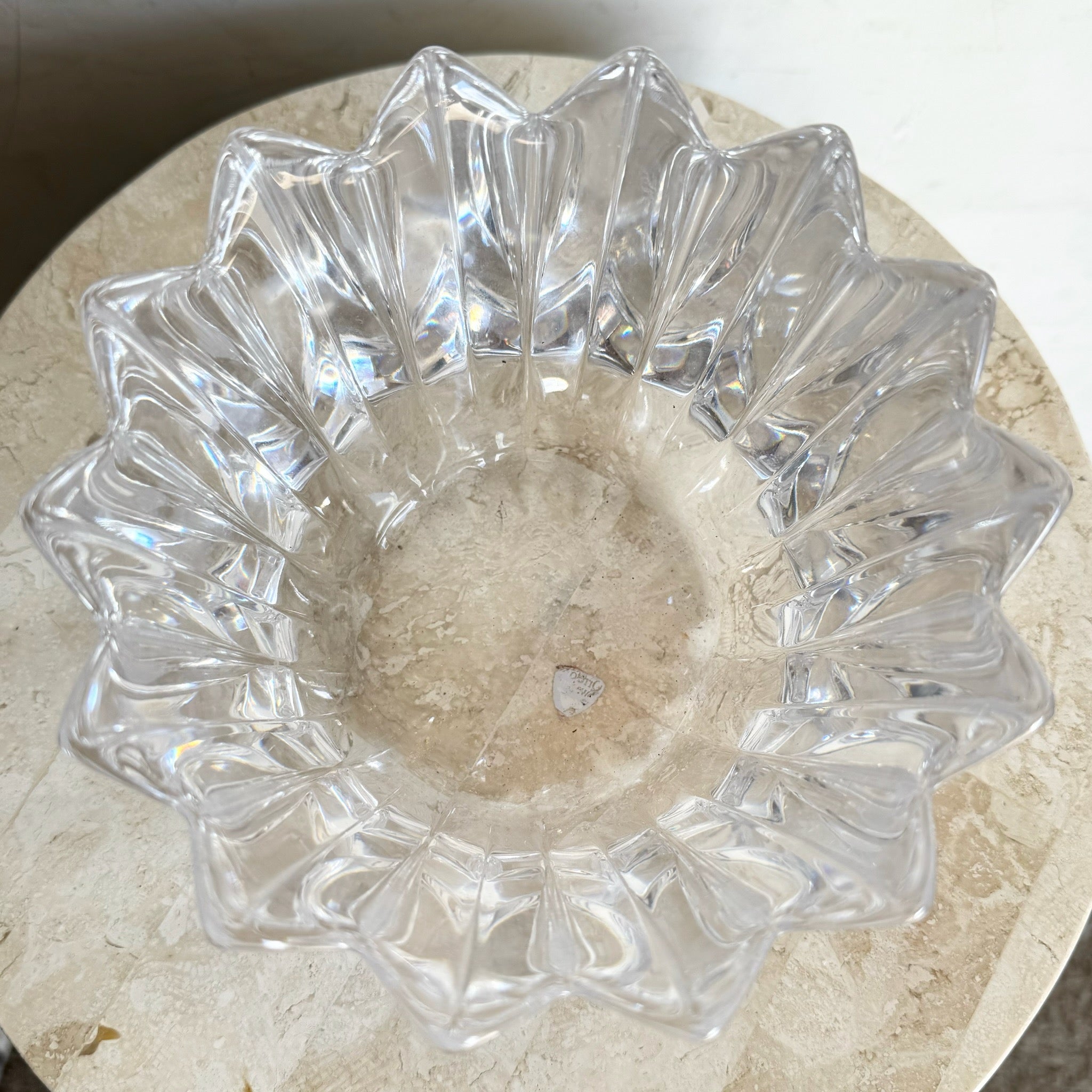 Swedish Crystal Vase Fleur by Orrefors – Dolphin & Flamingo