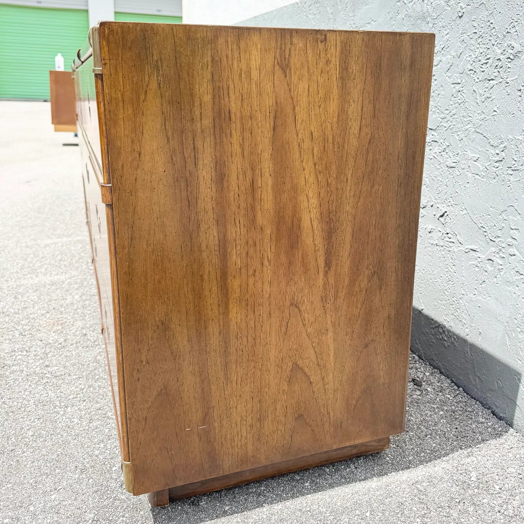 Vintage Accolade Campaign Dresser by Drexel Dolphin & Flamingo