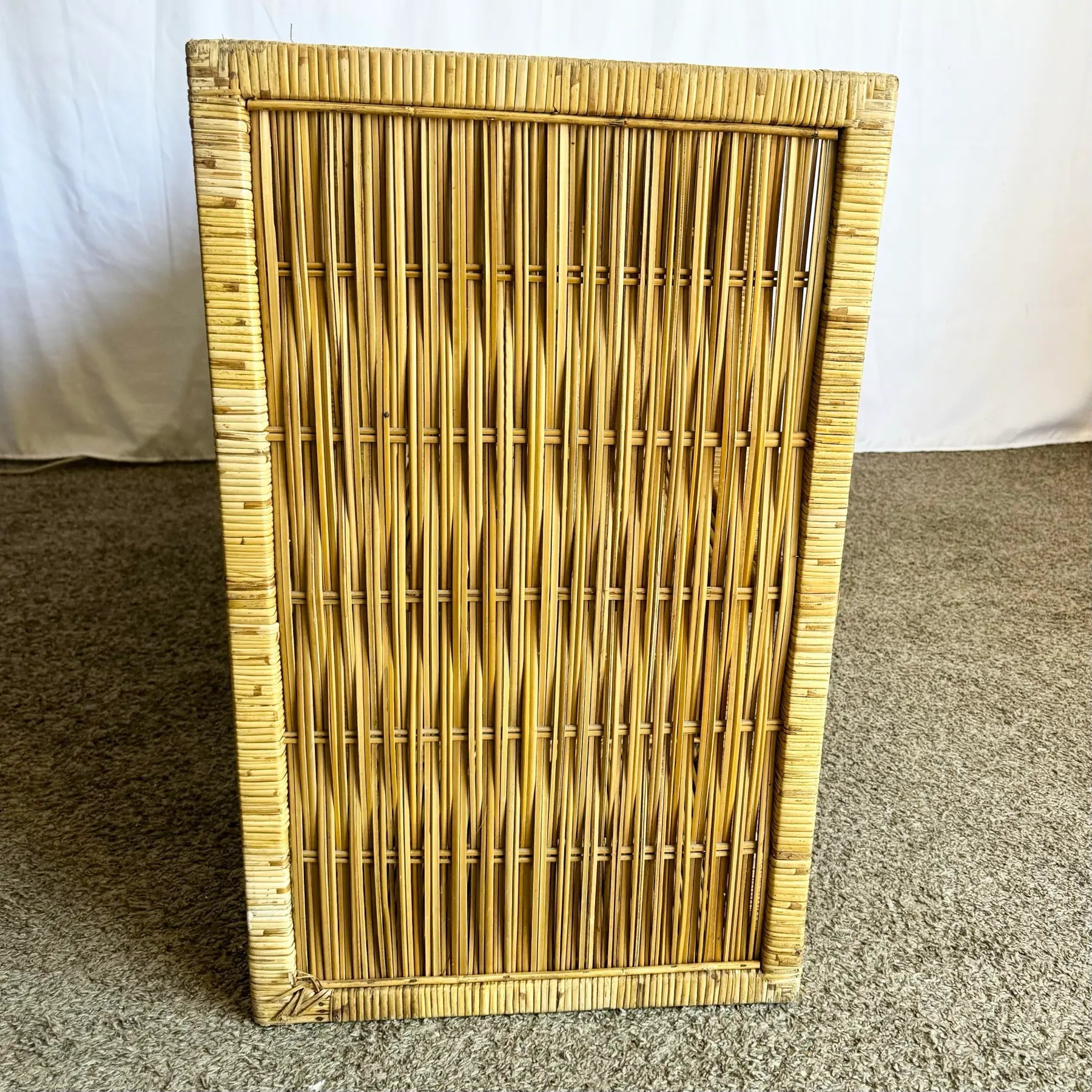 Vintage Boho Chic Wicker Credenza/Buffet - Dolphin & Flamingo