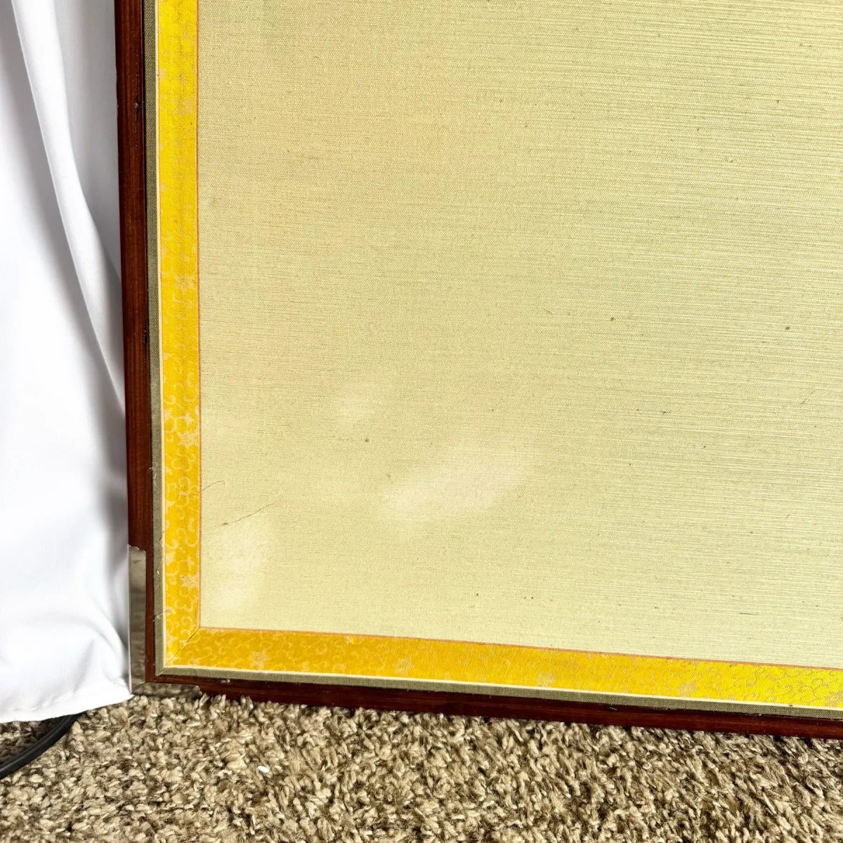 Vintage Chinese 6 Panel Screen/Room Divider - Dolphin & Flamingo