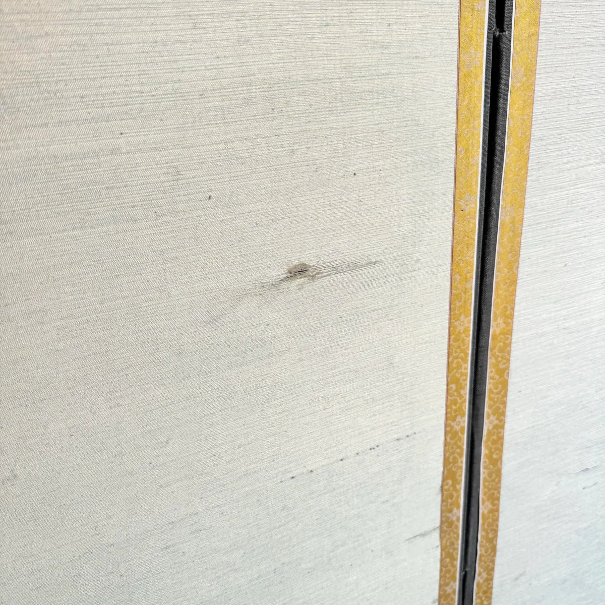 Vintage Chinese 6 Panel Screen/Room Divider - Dolphin & Flamingo