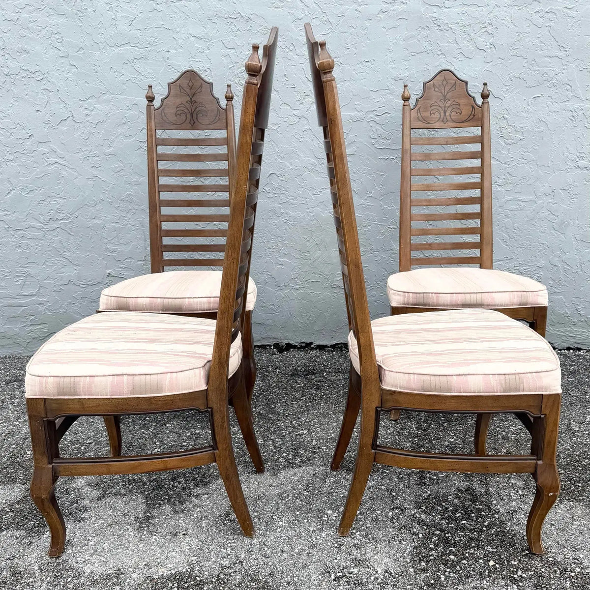 Vintage “Esperanto” High Back Dining Chairs by Drexel - Set of 4