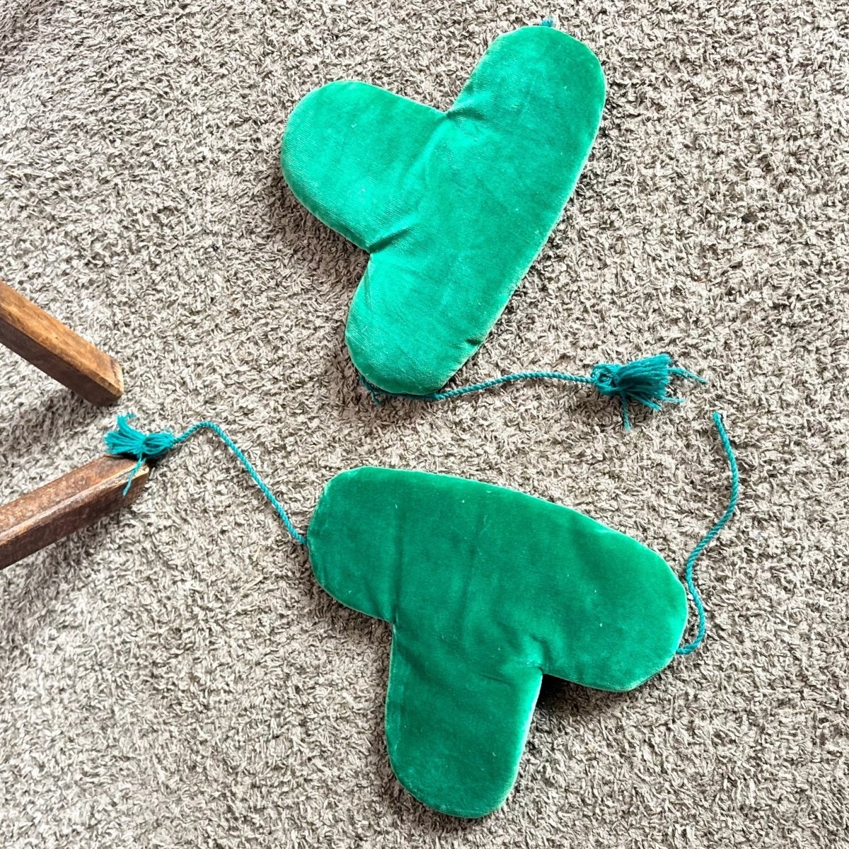 Vintage Handmade Wooden Birthing Chairs – A Pair - Dolphin & Flamingo