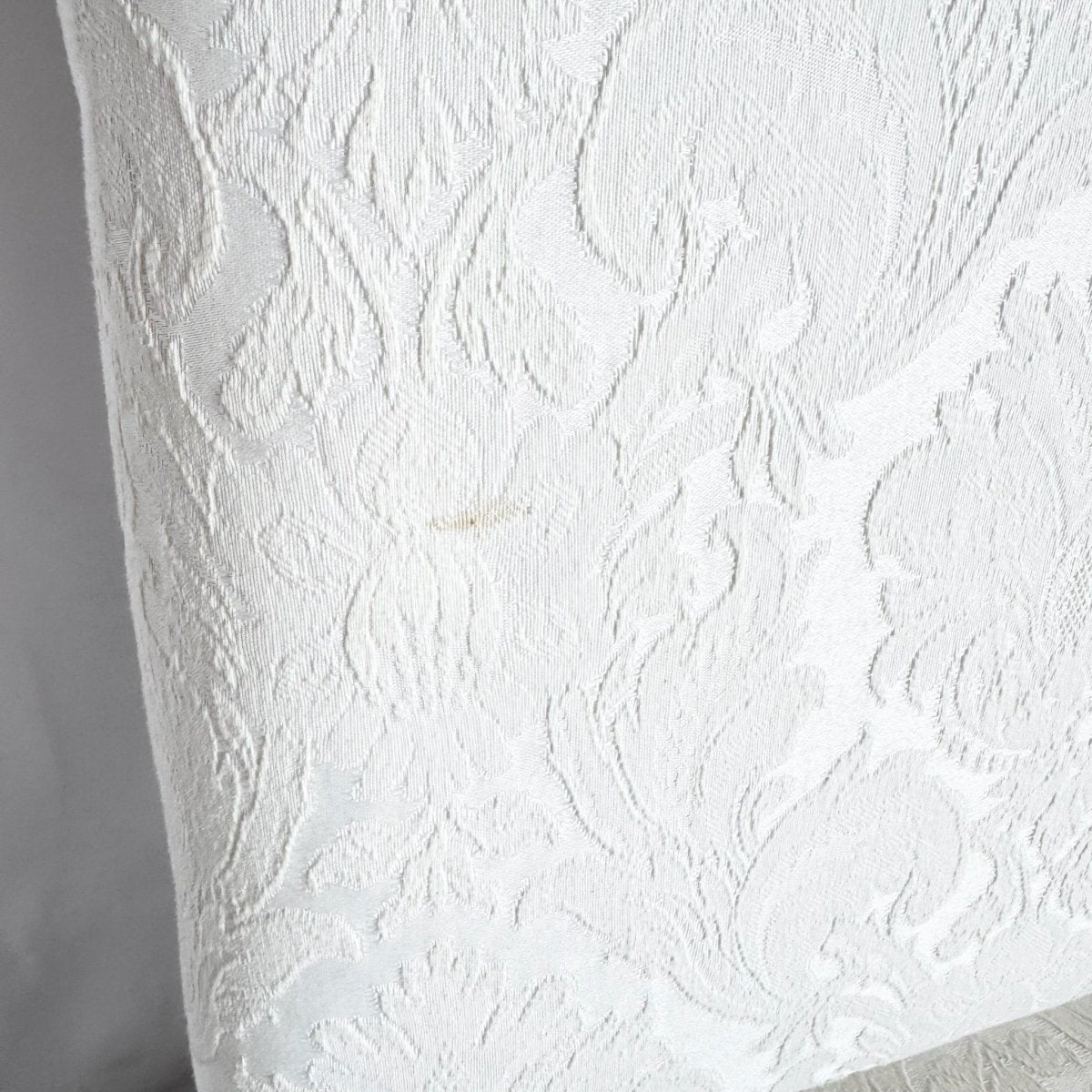 Vintage Regency White Skirted Parsons Dining Chairs - Set of 4 - Dolphin & Flamingo