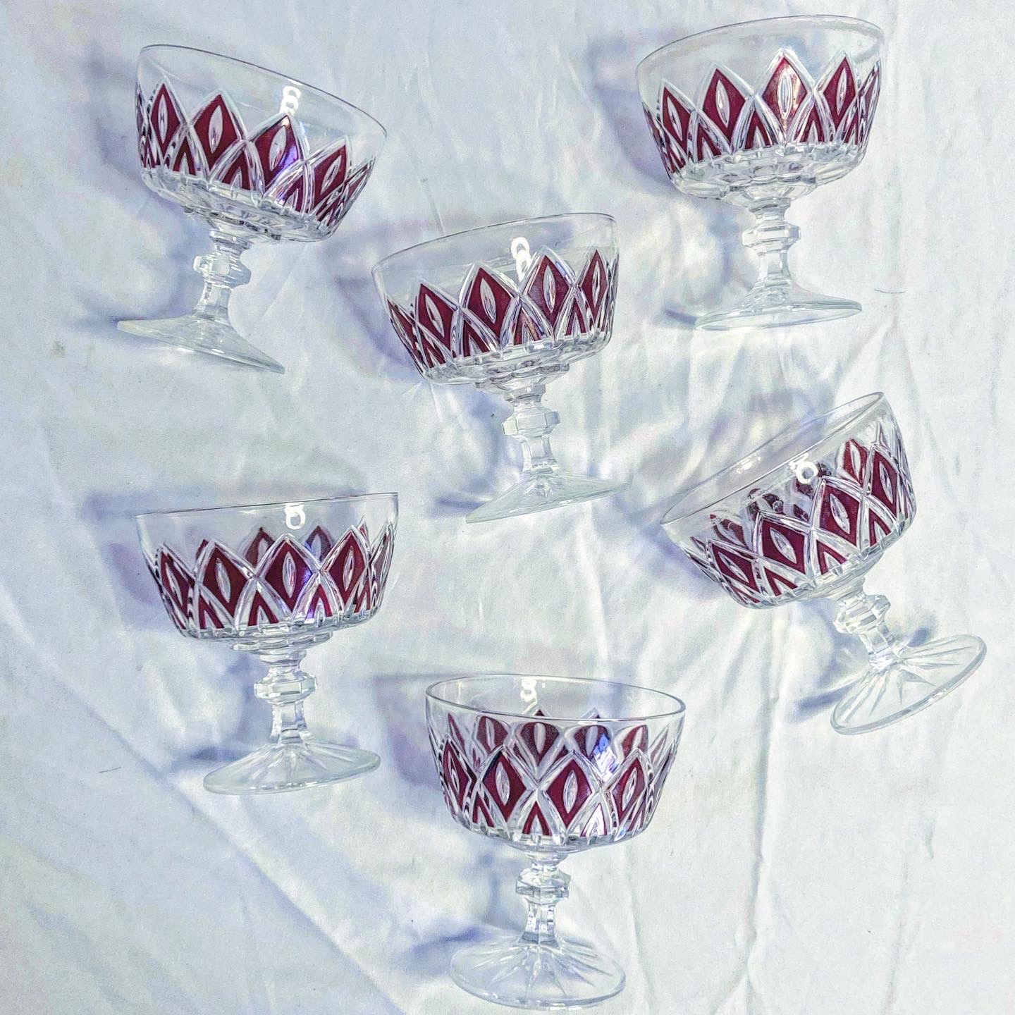 Crystal Champagne Flutes from Schott Zwiesel, 1950s, Set of 12 for