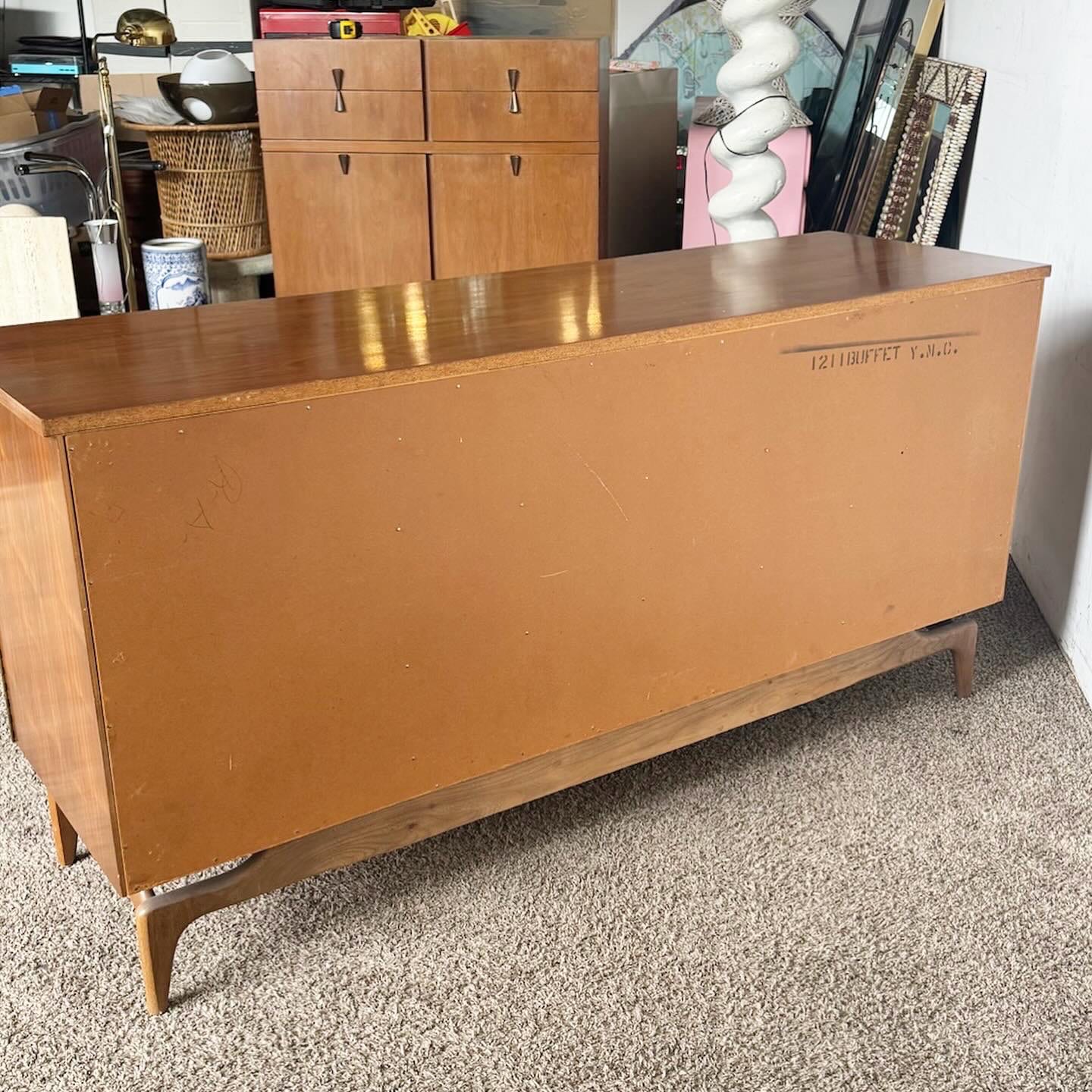 Harvey Probber Mid Century Walnut and Brass Etagere Shelf, Mid Century  Modern Furniture